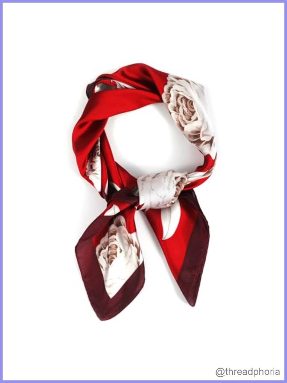 27.5" Lightweight Square Silk Feel Fashion Scarf Wrap